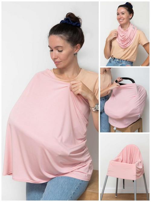 Накидка Ло Ло снуд д/кормления, дымчатая роза